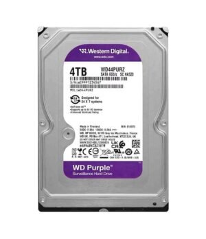 Wd 4tb 3.5 Purple Wd44purz Sata3 5400rpm 128mb 7-24 Guvenlık Harddisk Resmi Distribitör Ürünü